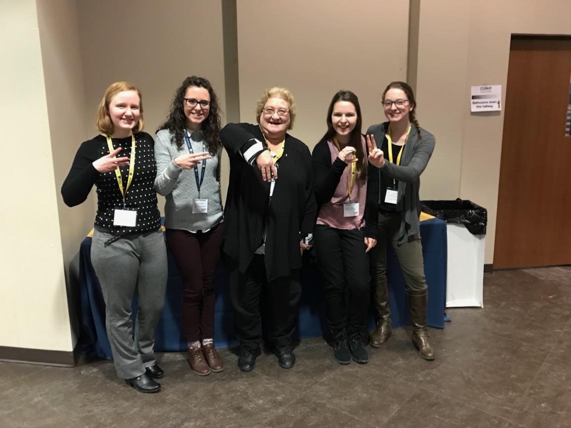 Mattingly at the Conference for Undergraduate Women in Physics